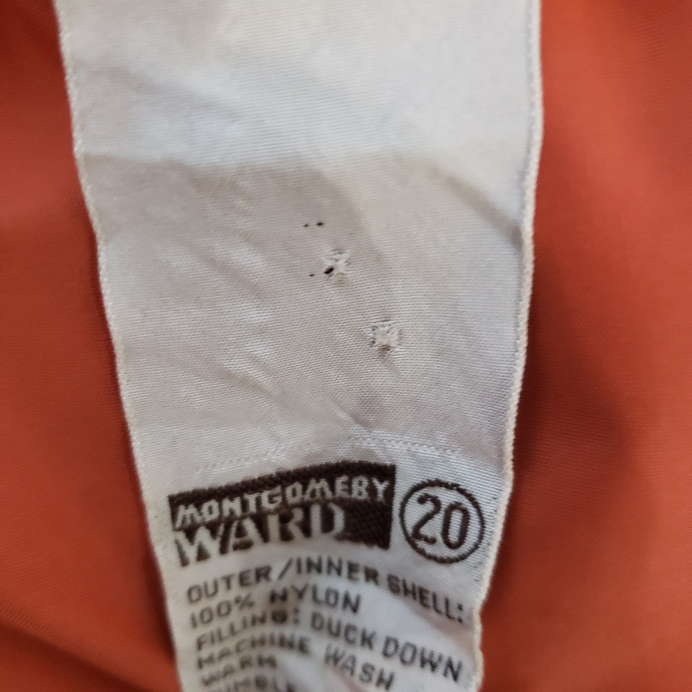 Vintage 80's Montgomery Ward Duck Down Reversible Multicolor Vest Size Medium - Picture 14 of 14